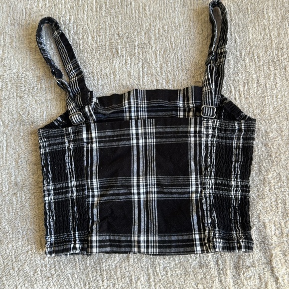 Hollister crop top plaid - Picture 2 of 3